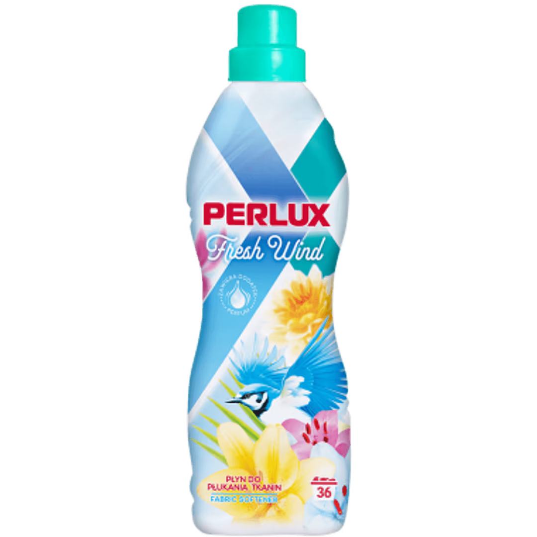 Perlux Fresh Wind – Омекотител за тъкани с аромат на свеж вятър 0,900л.