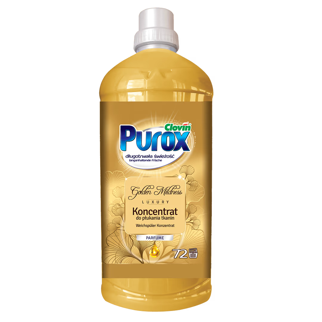 Омекотител за тъкани PUROX Golden Velvet 1.8л.